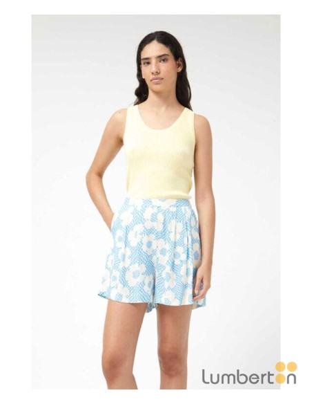 Top canalé tirantes amarillo 10405A Compañía Fantástica