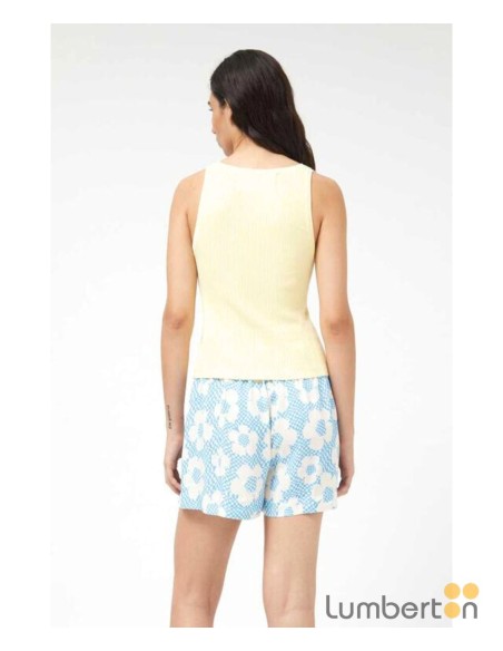 Top canalé tirantes amarillo 10405A Compañía Fantástica