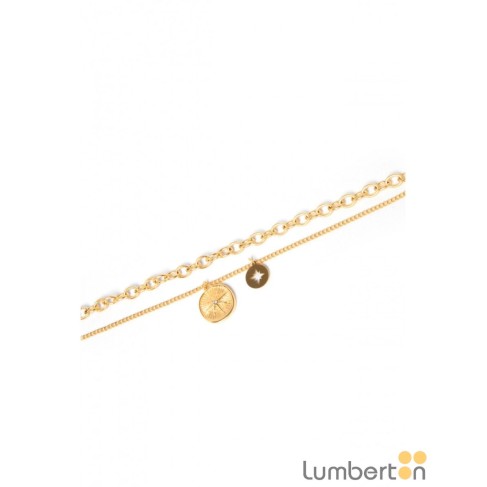 Collar dorado COLLAR2 GAUSA 2