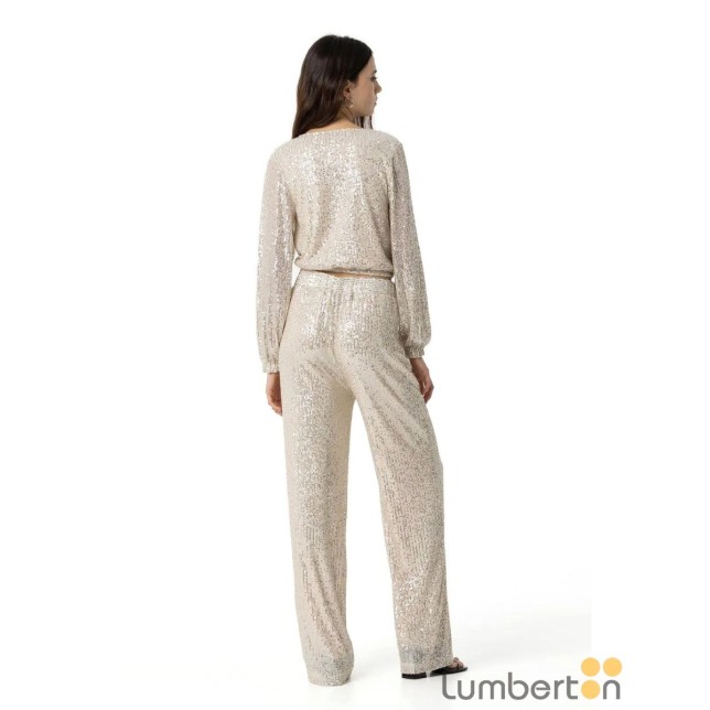 PANTALÓN LENTEJUELAS DORADO GLORIAD...