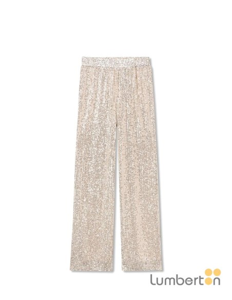 PANTALÓN LENTEJUELAS DORADO GLORIAD Tiffosi
