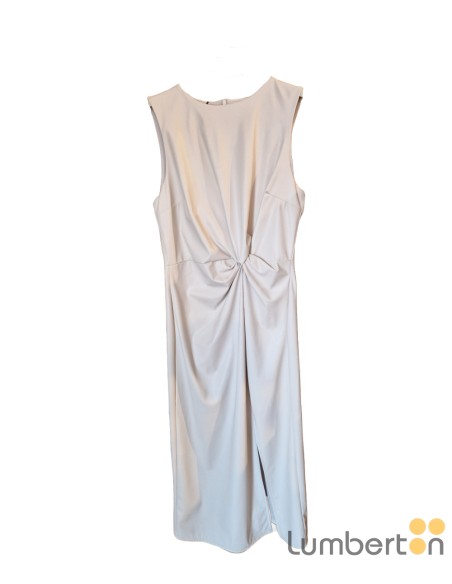 Vestido polipiel drapeado VE5052 Dixie