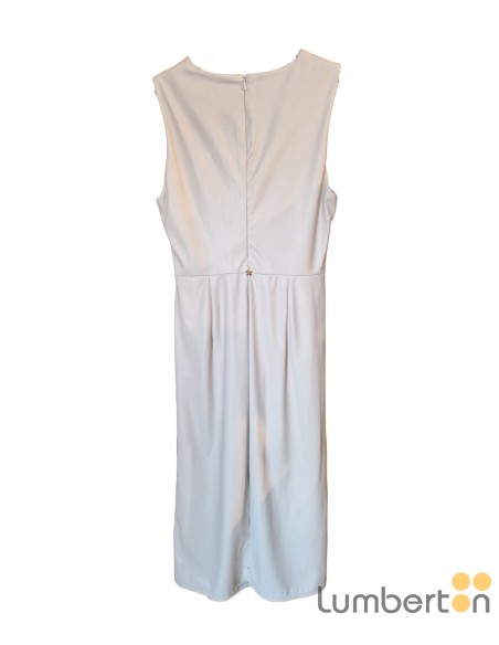 Vestido polipiel drapeado VE5052 Dixie