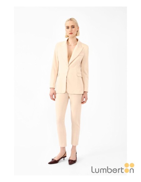 Traje chaqueta  beige TRGAIA Dixie