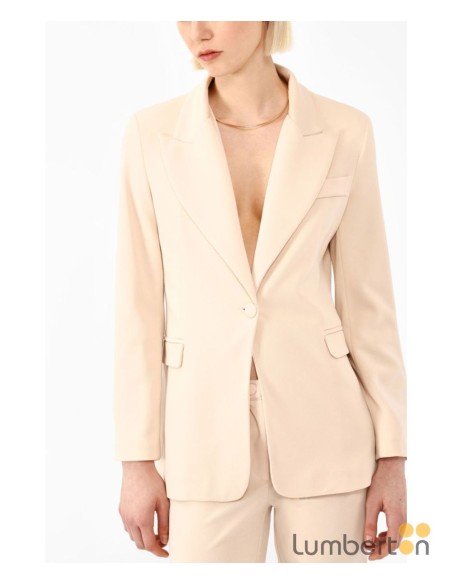 Traje chaqueta  beige TRGAIA Dixie
