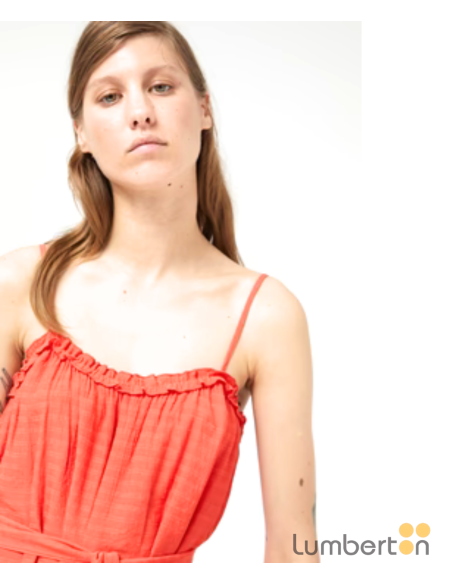 Vestido Largo Tirantes Naranja 11064 Compañía Fantástica