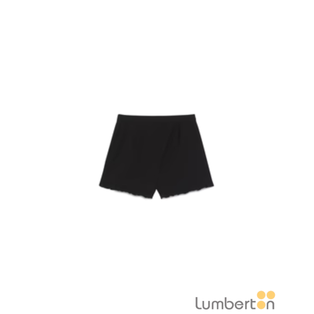 Short Con Volantes Negro 12113N... Short Con Volantes Negro 12113N...