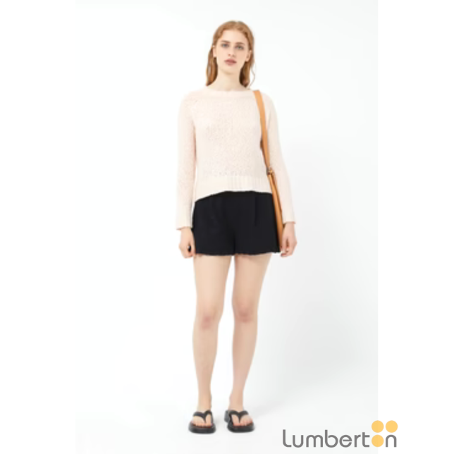 Short Con Volantes Negro 12113N... Short Con Volantes Negro 12113N...