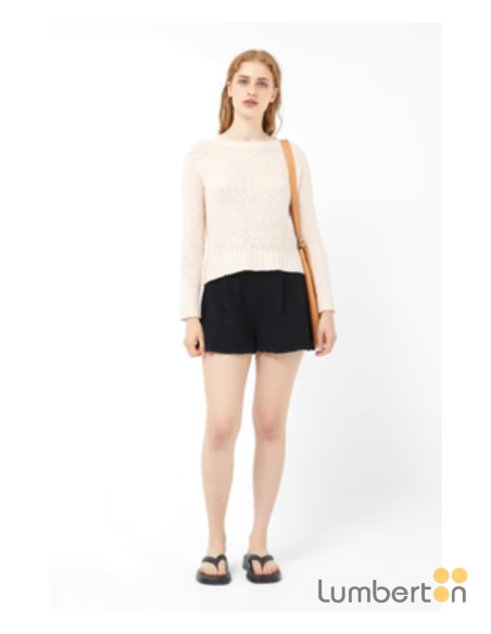 Short Con Volantes Negro 12113N Compañía Fantástica