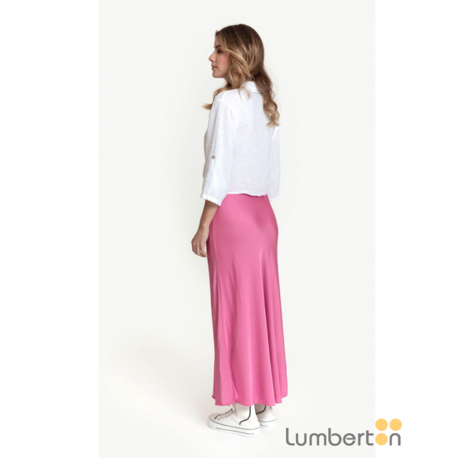 Falda Midi Lisa Rosa FALDA4R Gausa