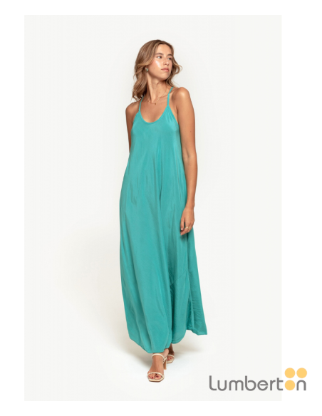 Vestido Largo Tirantes Azul VESTIDO3 Gausa