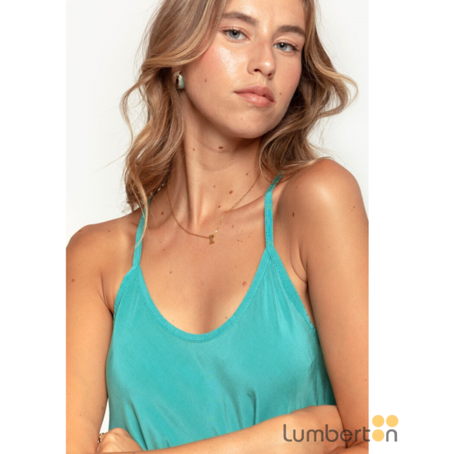 Vestido Largo Tirantes Azul VESTIDO3...