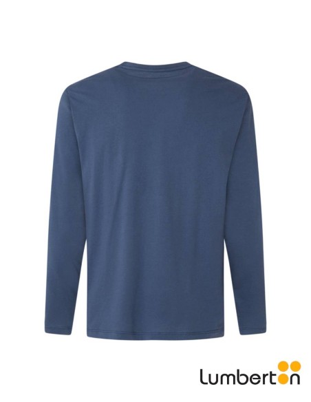 Camiseta larga azul m/larga EGGOA PEPE JEANS