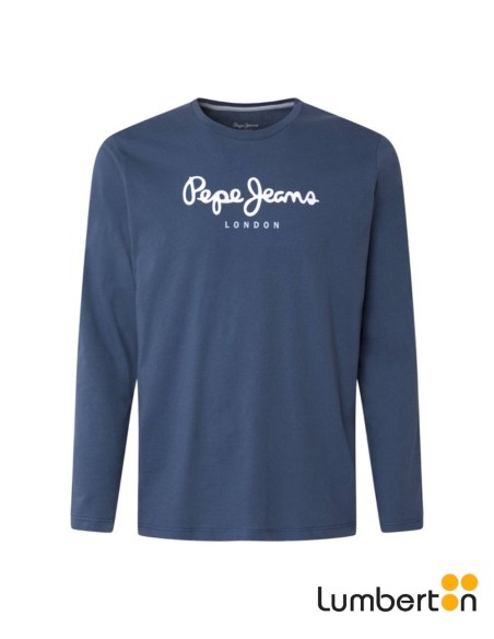 Camiseta larga azul m/larga EGGOA PEPE JEANS