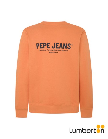 Sudadera naranja básica SAM PEPE JEANS