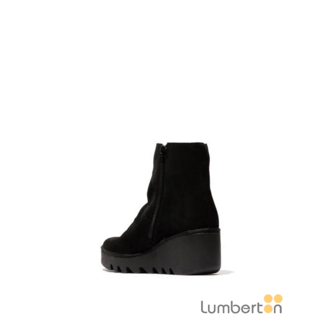 Botín con plataforma negra BAANN FLY