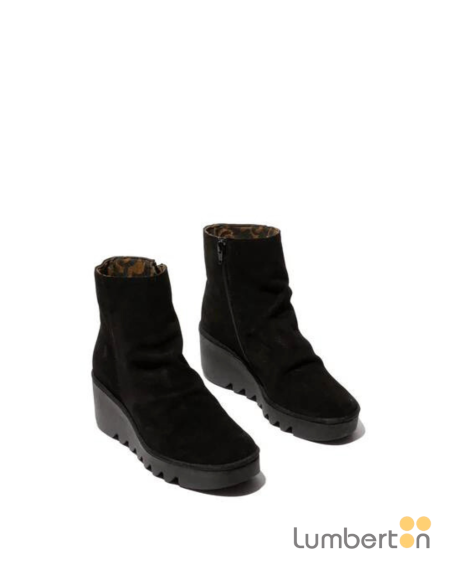 Botín con plataforma negra BAANN FLY