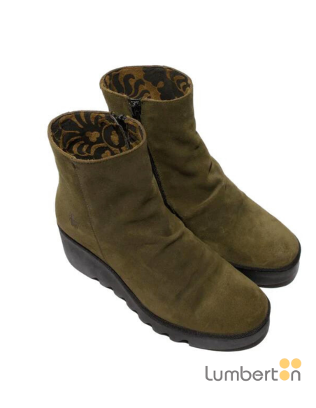 Botín con plataforma verde BAANK FLY