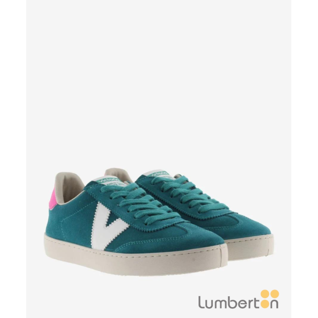 Zapatillas Cordones Verde Turquesa...