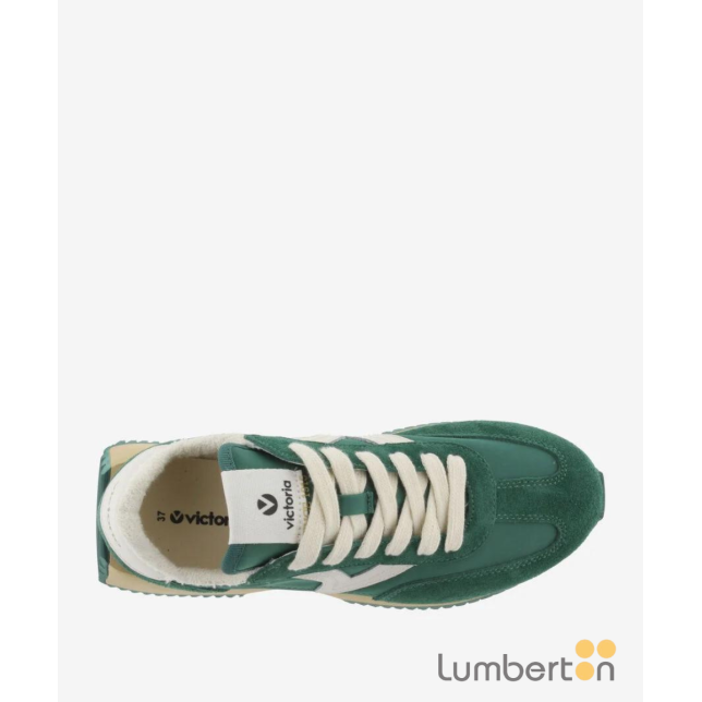 Zapatilla verde logo blanco suela... Zapatilla verde logo blanco suela...