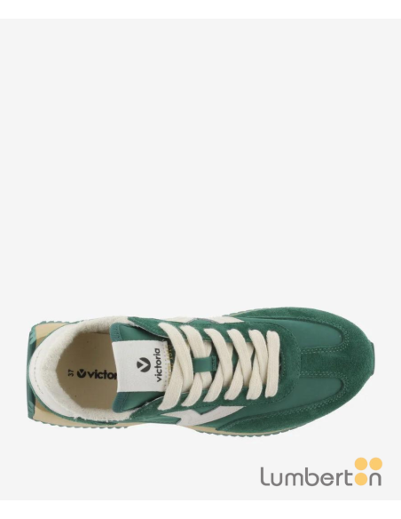 Zapatilla verde logo blanco suela ligera 1134109