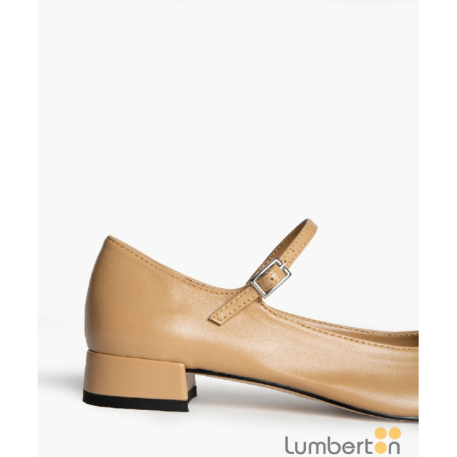 Bailarina Hebilla Puntera Negra Tacón...