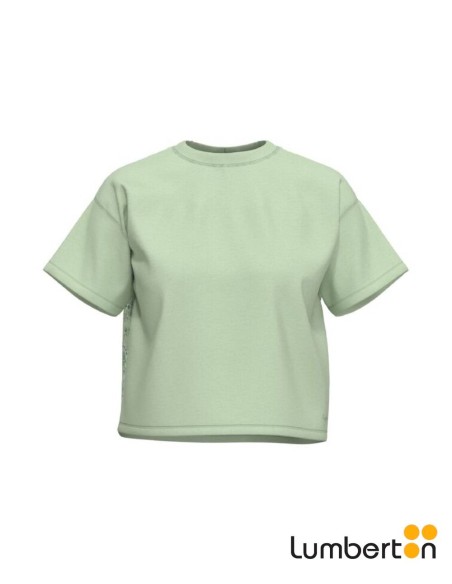 Camiseta M/C Verde Claro Estampado DetrásAURORE
