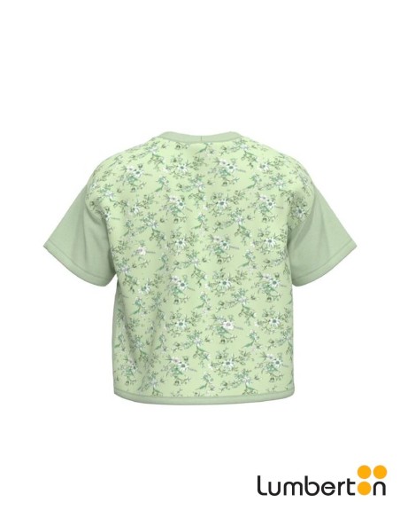 Camiseta M/C Verde Claro Estampado DetrásAURORE