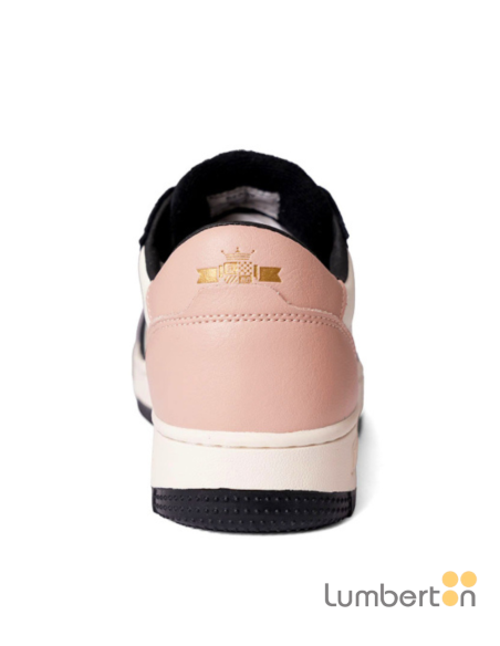 Zapatilla blanca, negra y rosa 2U0044L REPLAY