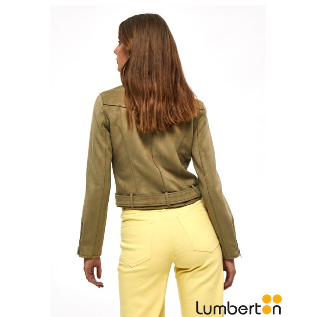 Cazadora Cruzada Verde Claro TABARAKC