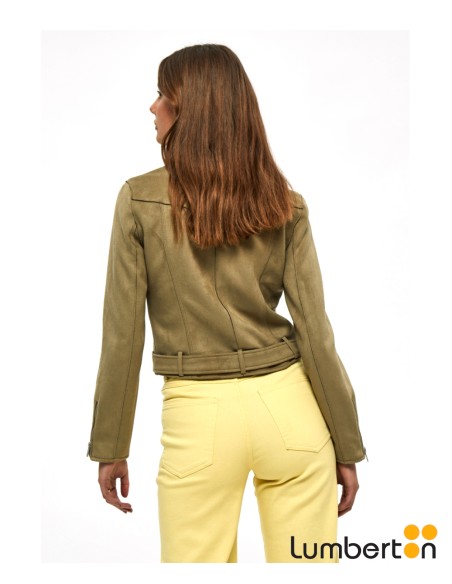 Cazadora Cruzada Verde Claro TABARAKC