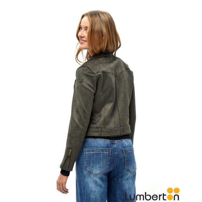 Cazadora Cruzada Verde Oscuro TABARAK