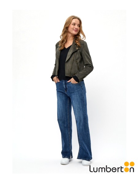 Cazadora Cruzada Verde Oscuro TABARAK