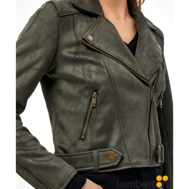 Cazadora Cruzada Verde Oscuro TABARAK