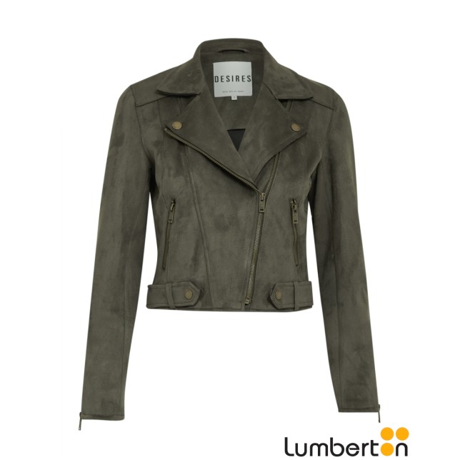 Cazadora Cruzada Verde Oscuro TABARAK