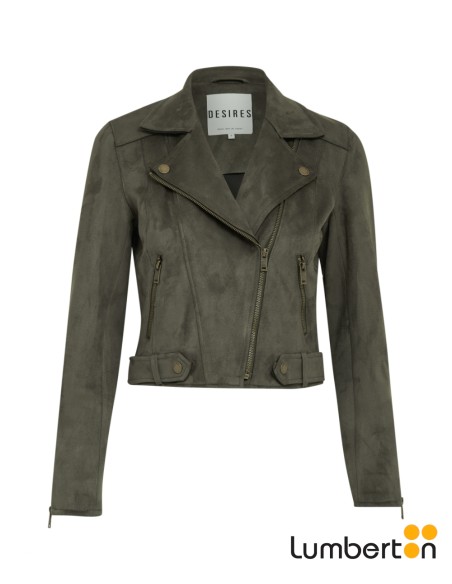 Cazadora Cruzada Verde Oscuro TABARAK