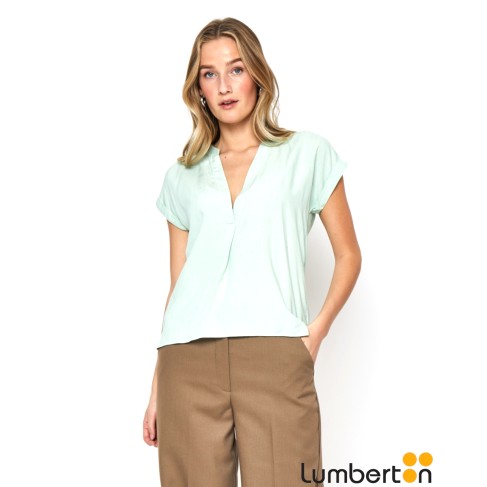 Blusa M/C C/Mao Con Pico...
