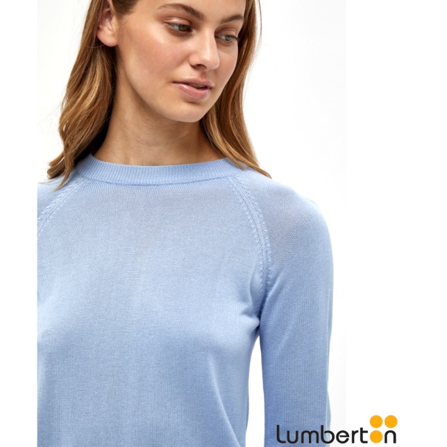 Jersey Punto Fino C/Redondo Azul...