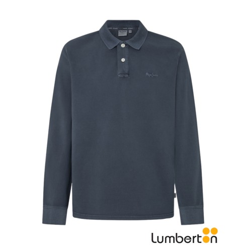 Polo Básico M/L Azul...