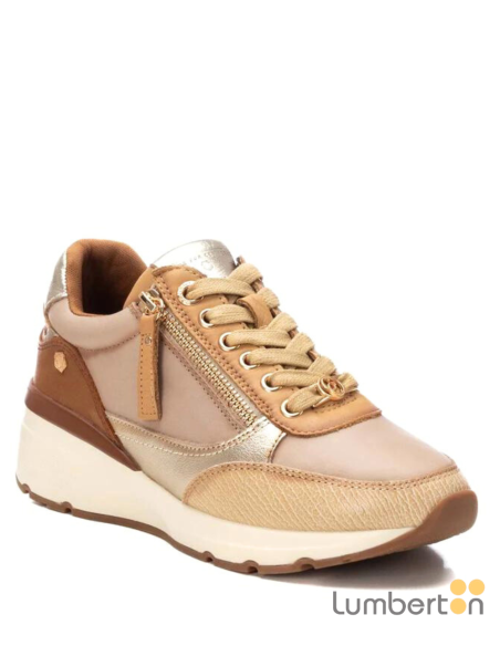 Zapato casual piel blanco roto 161825B CARMELA