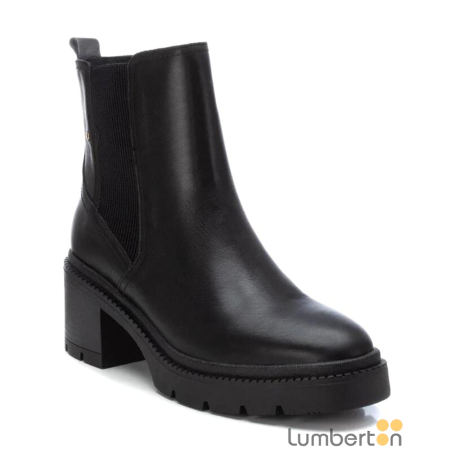 Botín con tacon ancho negro 161915...