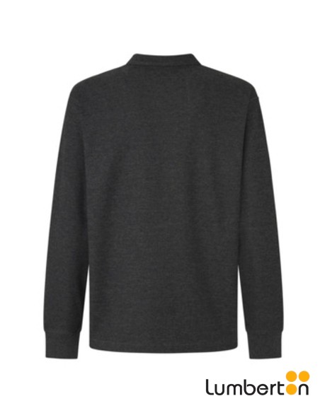 Jersey Cuello Redondo Botones Gris OscuroASHFORD