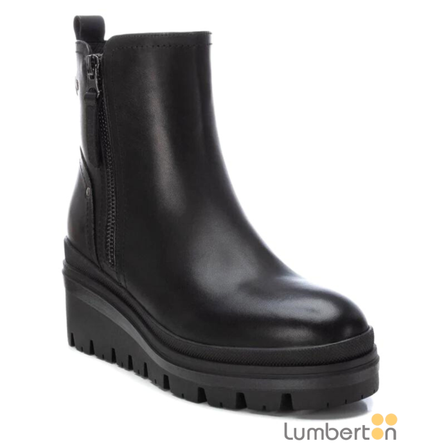 Botín negro con plataforma 162009...