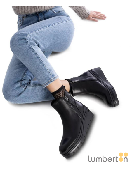 Botín negro con plataforma 162009 CARMELA