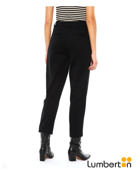 Pantalon Recto Confort Negro 814