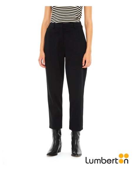 Pantalon Recto Confort Negro 814