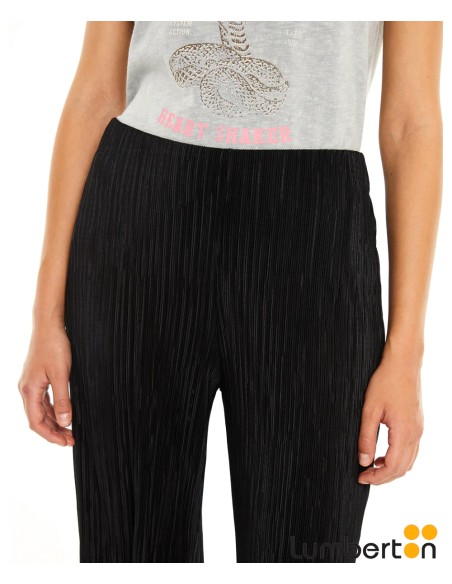 Pantalon Plisado Negro 815
