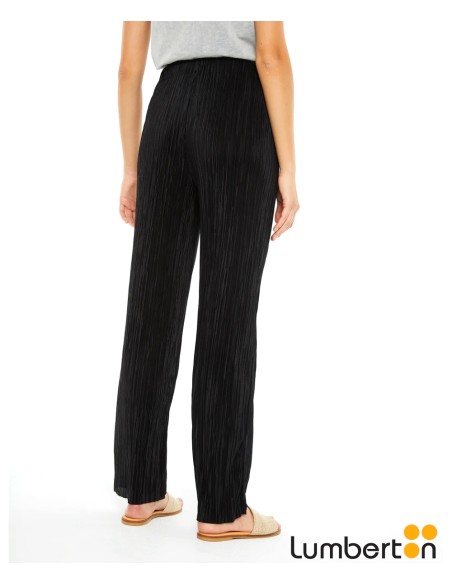 Pantalon Plisado Negro 815