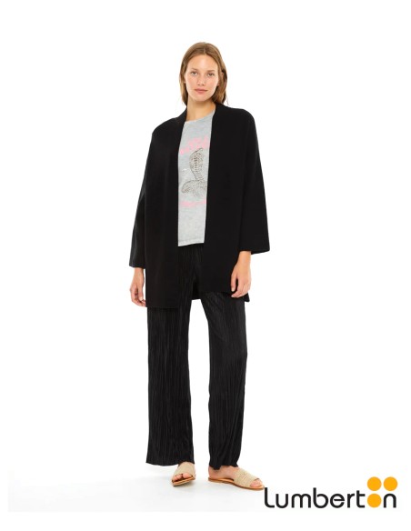Pantalon Plisado Negro 815