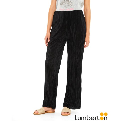Pantalon Plisado Negro 815